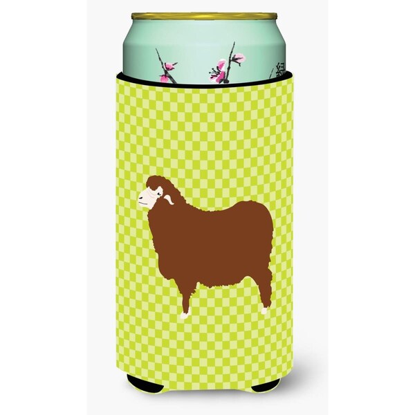 Carolines Treasures Merino Sheep Green Tall Boy Beverage Insulator Hugger - BB7807TBC
