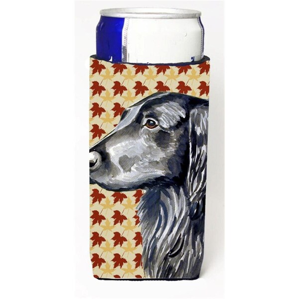 Carolines Treasures Flat Coated Retriever Fall Leaves Portrait Michelob Ultra s for slim cans - LH9096MUK