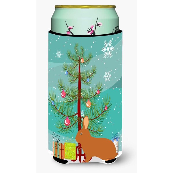 Carolines Treasures Rex Rabbit Christmas Tall Boy Beverage Insulator Hugger - BB9336TBC