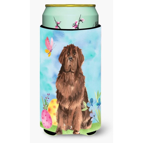 Carolines Treasures Easter Eggs Newfoundland Tall Boy Beverage Insulator Hugger - CK1906TBC