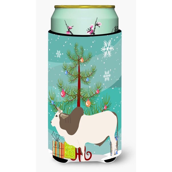 Carolines Treasures Malvi Cow Christmas Tall Boy Beverage Insulator Hugger - BB9197TBC