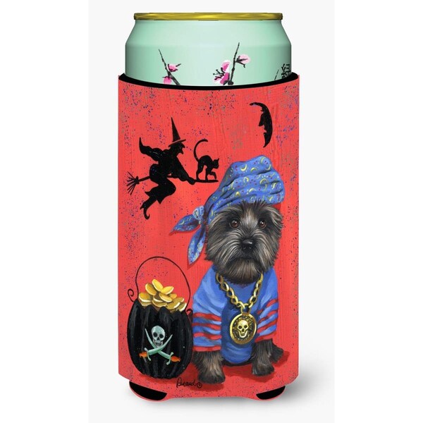 Carolines Treasures 22-24 oz Cairn Terrier Black Pirate Halloween Tall Boy Hugger - PPP3044TBC