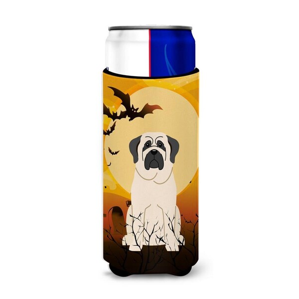 Carolines Treasures Halloween Mastiff White Michelob Ultra Hugger for Slim Cans - BB4283MUK