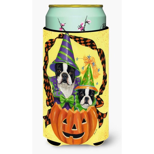 Carolines Treasures 22-24 oz Boston Terrier Halloweenies Tall Boy Hugger - PPP3033TBC