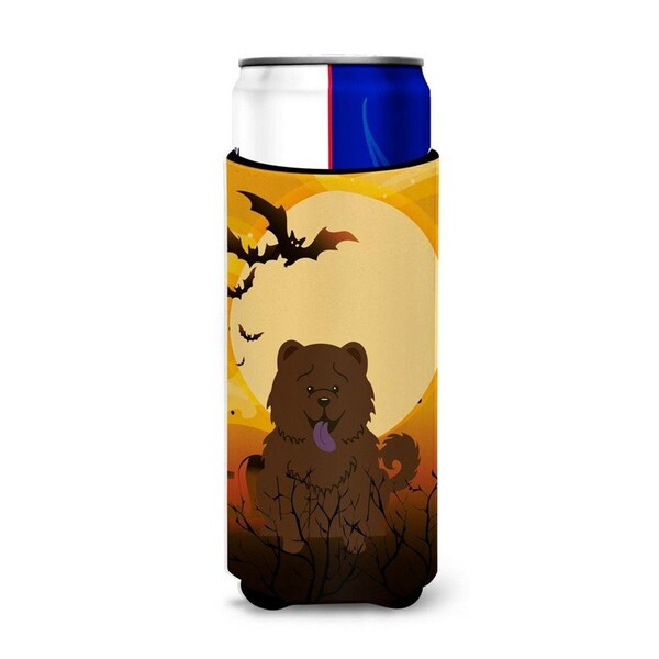 Carolines Treasures Halloween Chow Chow Chocolate Michelob Ultra Hugger for Slim Cans - BB4407MUK