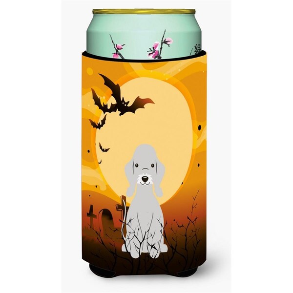 Carolines Treasures Halloween Bedlington Terrier Blue Tall Boy Beverage Insulator Hugger - BB4356TBC