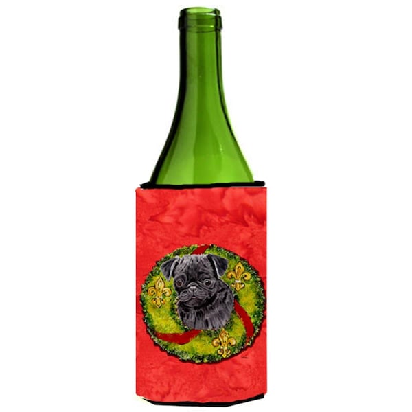 Carolines Treasures Pug Wine bottle sleeve Hugger - SC9096LITERK