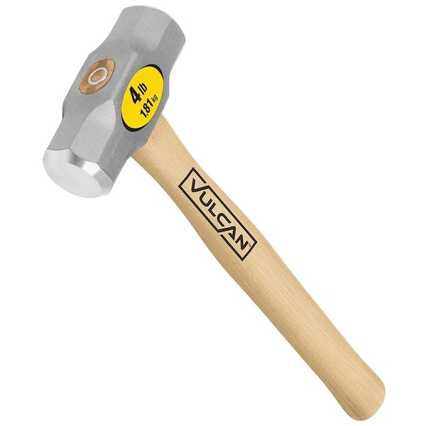 Vulcan Engineer Hammer, 4 lb Head, Forged Milled Head, Steel Head - 34511