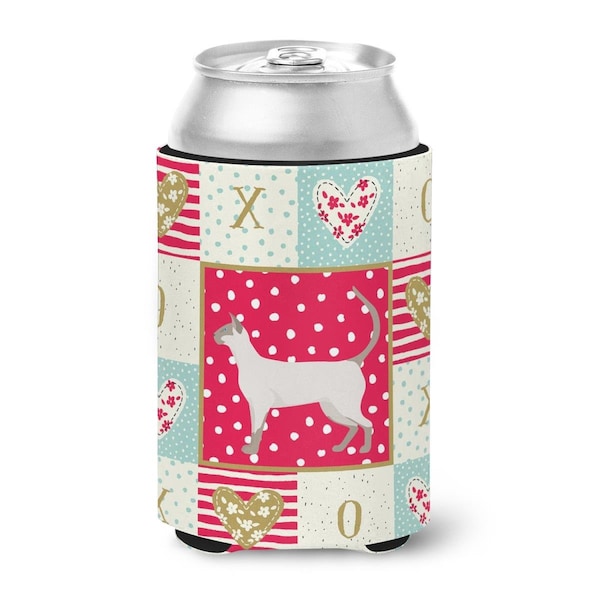 Carolines Treasures 12 oz Siamese Modern No.1 Cat Love Can or Bottle Hugger - CK5704CC