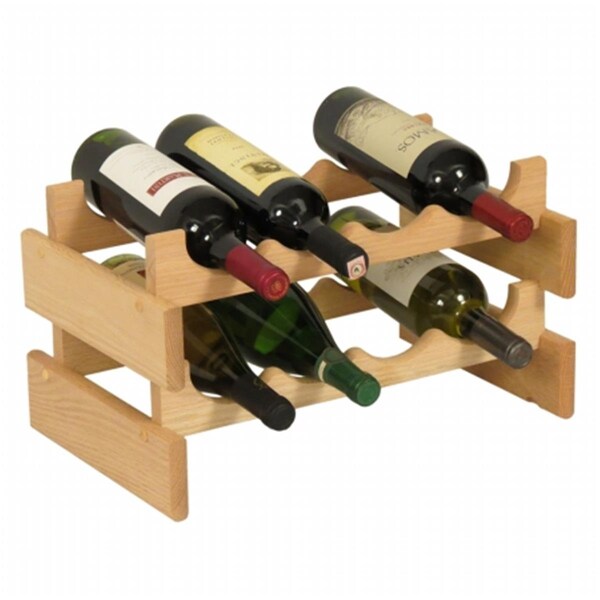 Razoredge 8 Bottle Dakota Wine Rack - Unfinished - RA3946270
