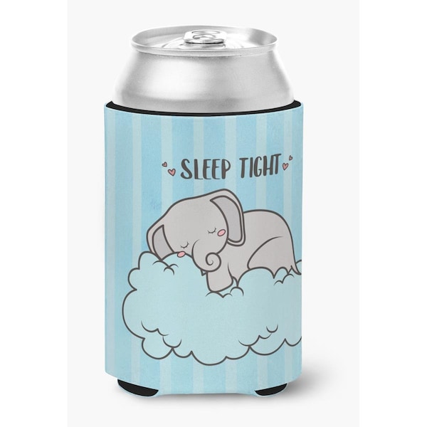 Carolines Treasures Nursery Sleep Tight Elephant Can or Bottle Hugger - BB7475CC