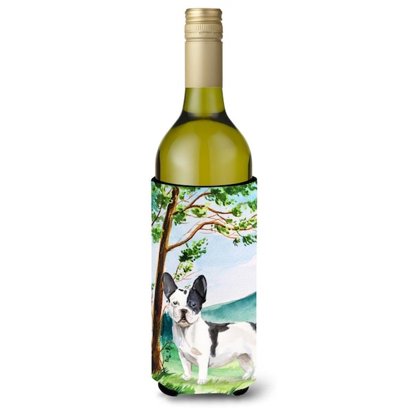 Carolines Treasures Under the Tree French Bulldog Wine Bottle Beverage Insulator Hugger - CK2026LITERK