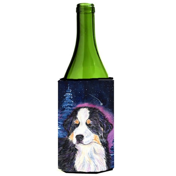 Carolines Treasures Starry Night Bernese Mountain Dog Wine bottle sleeve Hugger 24 oz. - SS8446LITERK