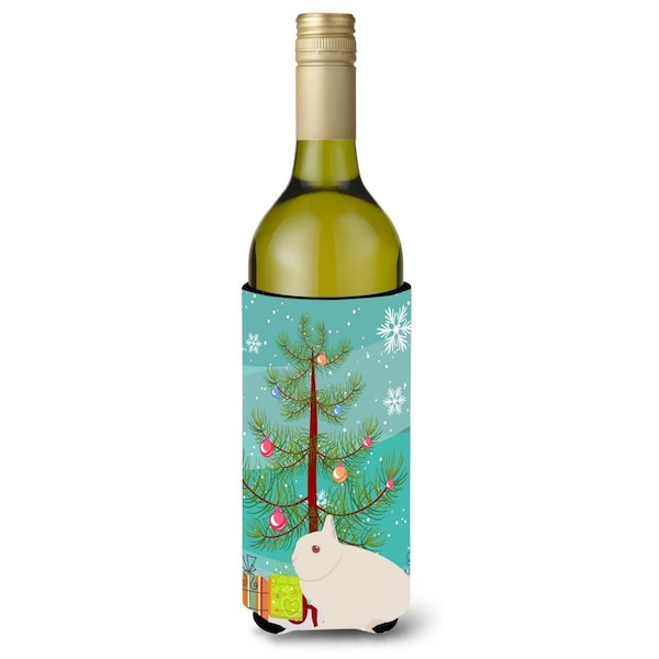 Carolines Treasures Hermelin Rabbit Christmas Wine Bottle Beverge Insulator Hugger - BB9331LITERK