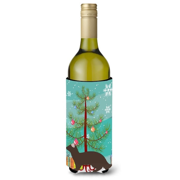 Carolines Treasures Sable Marten Christmas Wine Bottle Beverge Insulator Hugger - BB9236LITERK