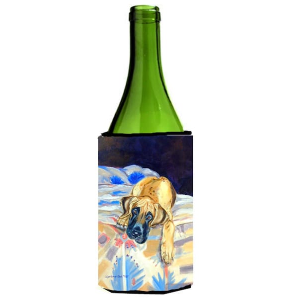 Carolines Treasures Fawn Great Dane Wine bottle sleeve Hugger - 7258LITERK