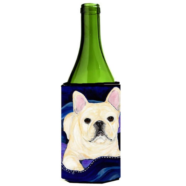 Carolines Treasures French Bulldog Wine bottle sleeve Hugger - 24 oz. - SS8126LITERK