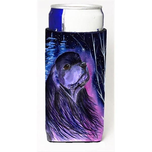 Carolines Treasures Starry Night Cocker Spaniel Michelob Ultra bottle sleeves For Slim Cans - SS8385MUK