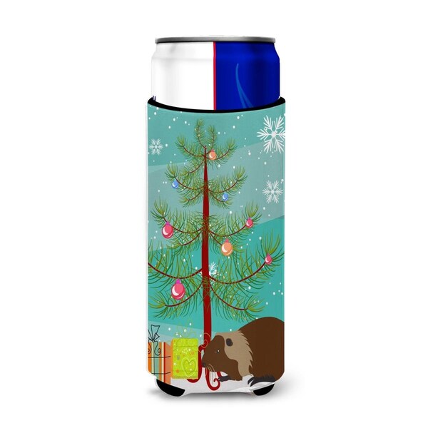 Carolines Treasures Coypu Nutria River Rat Christmas Michelob Ultra Hugger for Slim Cans - BB9246MUK