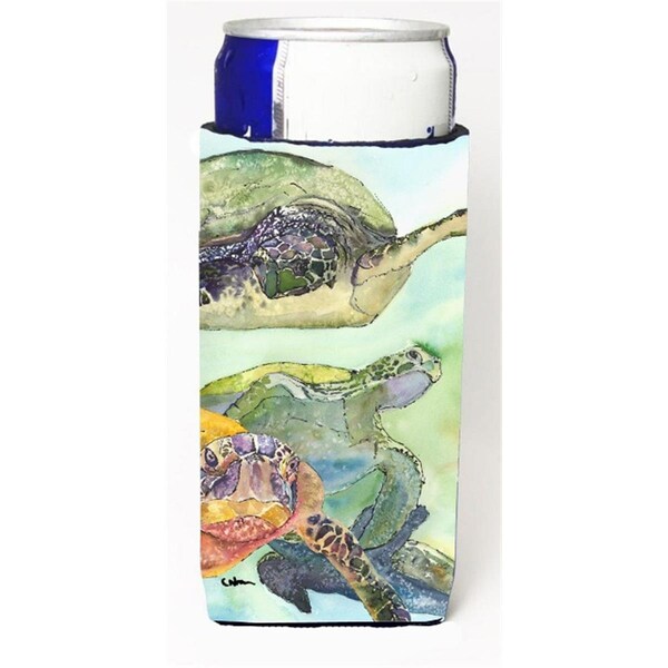 Carolines Treasures Turtle Loggerhead Michelob Ultra bottle sleeves for slim cans 12 oz. - 8549MUK
