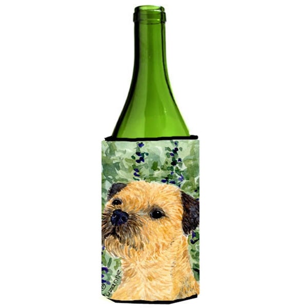 Carolines Treasures Border Terrier Wine bottle sleeve Hugger - 24 Oz. - SS8801LITERK