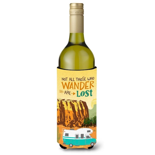 Carolines Treasures RV Camper Camping Wander Wine Bottle Beverge Insulator Hugger - VHA3027LITERK