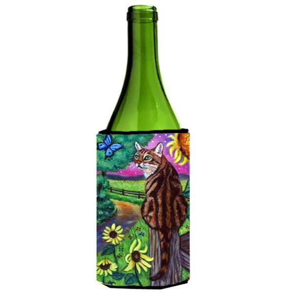 Carolines Treasures Bengal Cat Wine Bottle Beverage insulator Hugger - 7425LITERK
