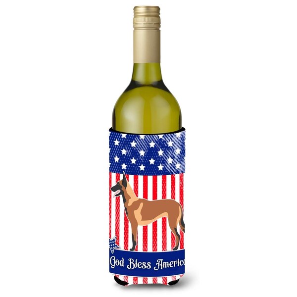 Carolines Treasures Malinois Belgian Shepherd American Wine Bottle Beverge Insulator Hugger - BB8413LITERK