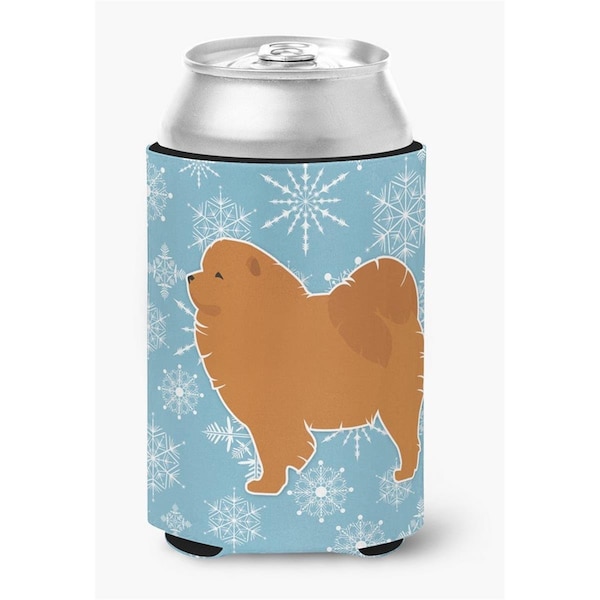 Carolines Treasures Winter Snowflake Chow Chow Can or Bottle Hugger - BB3551CC