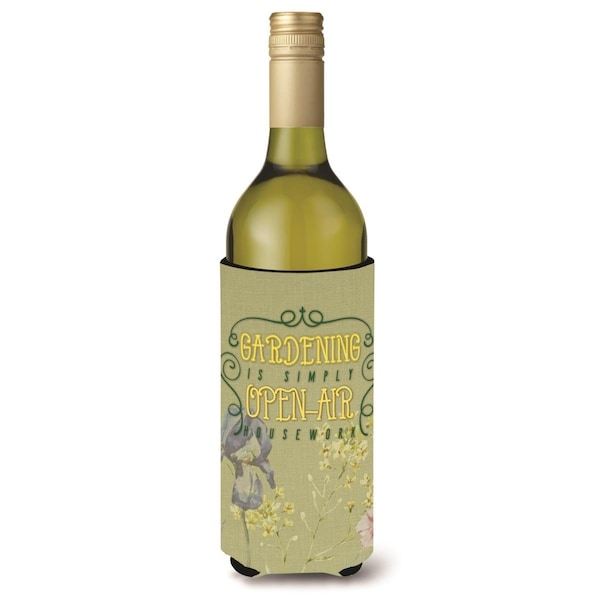 Carolines Treasures Gardening Open Air Housework Wine Bottle Beverge Insulator Hugger - BB5431LITERK