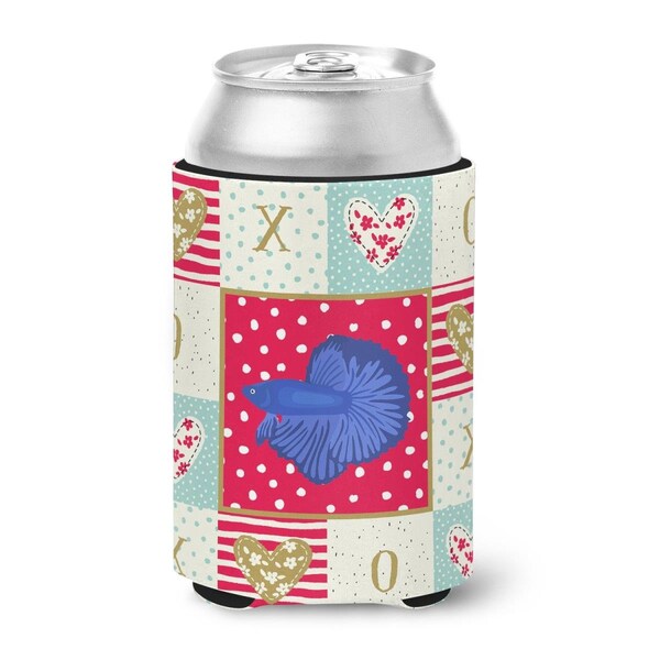 Carolines Treasures Super Delta Tail Betta Love Can or Bottle Hugger - CK5493CC