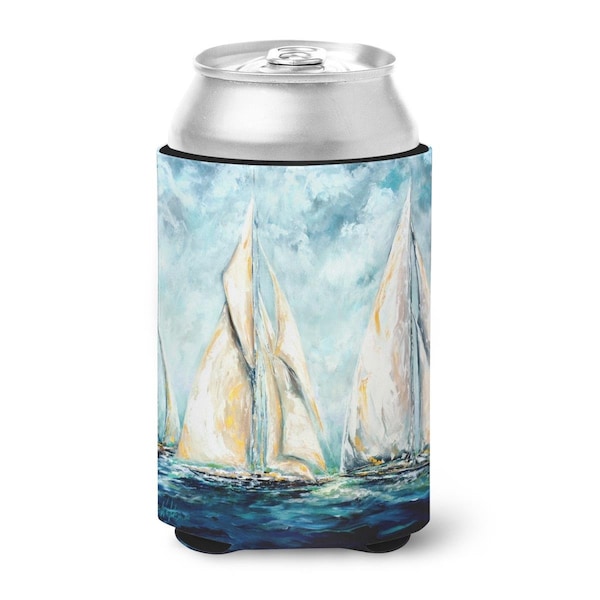 Carolines Treasures Sailboats Last Mile Can or Bottle Hugger - MW1355CC