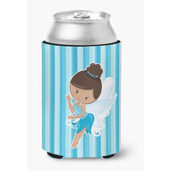 Carolines Treasures Fairy Blue Stripes Can or Bottle Hugger - BB6910CC