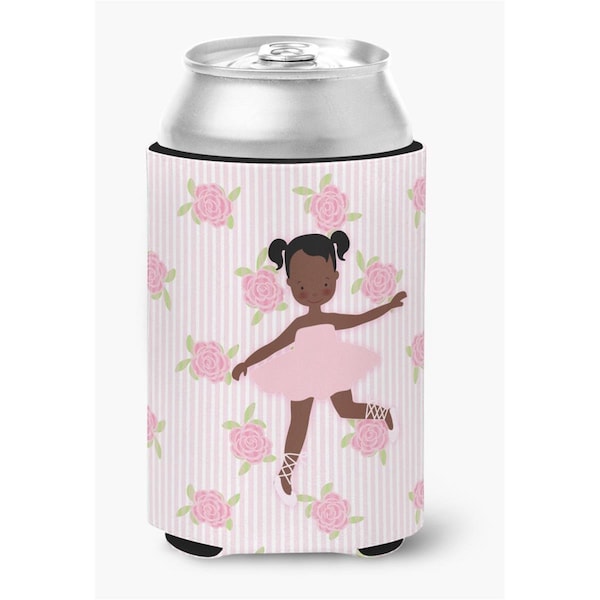 Carolines Treasures Ballerina African American Ponytails Can or Bottle Hugger - BB5192CC