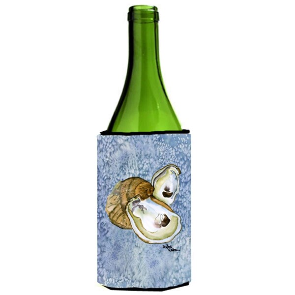 Carolines Treasures Oyster Cool Blue Water Wine Bottle  Hugger - 24 oz. - 8152LITERK