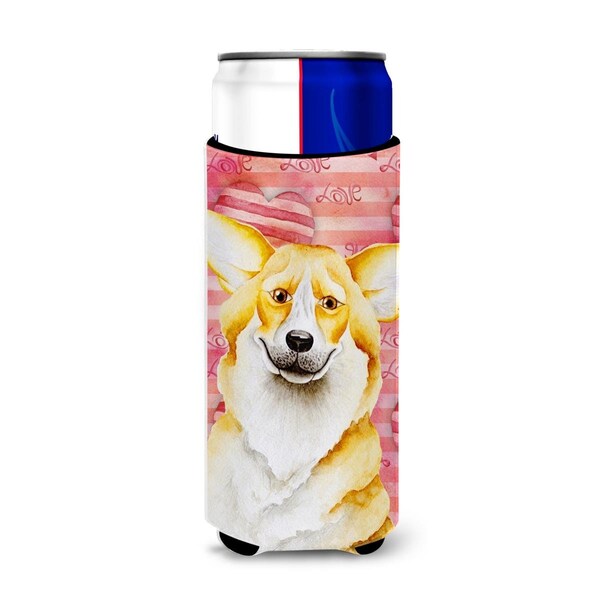Carolines Treasures Corgi Love Michelob Ultra Hugger for Slim Cans - CK1390MUK