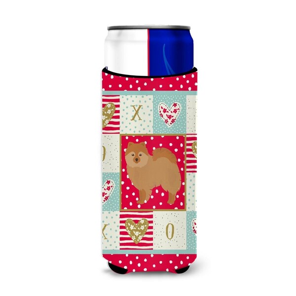 Carolines Treasures 12 oz German Spitz No.2 Love Ultra Hugger for Slim Cans - CK5838MUK