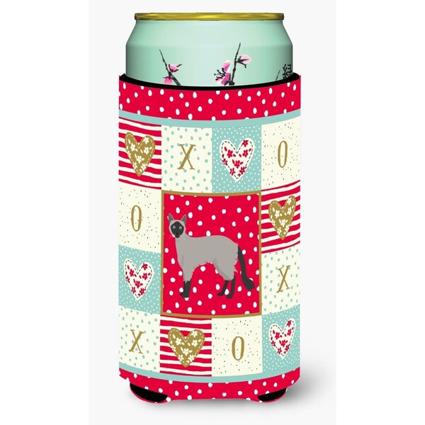 Carolines Treasures 22-24 oz Balinese No.1 Cat Love Tall Boy Beverage Hugger - CK5558TBC