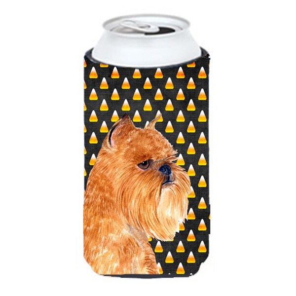 Carolines Treasures Brussels Griffon Candy Corn Halloween Portrait Tall Boy bottle sleeve Hugger - 22 To 24 Oz. - SS4287TBC