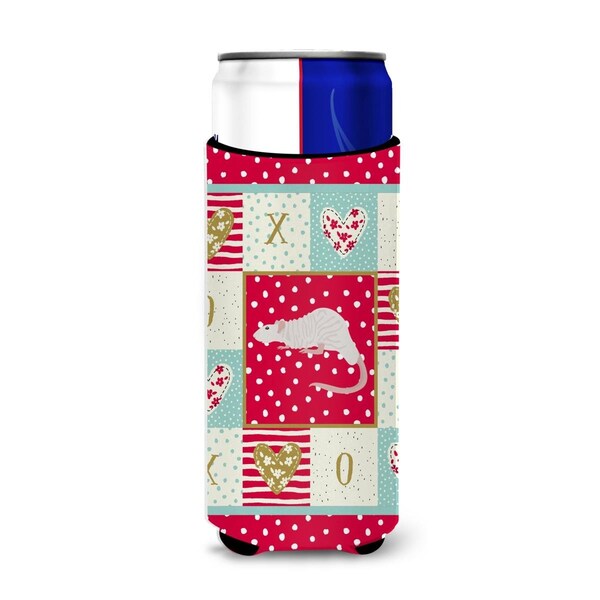 Carolines Treasures 12 oz Dumbo Sphynx Rat Love Michelob Ultra Hugger for Slim Cans - CK5458MUK