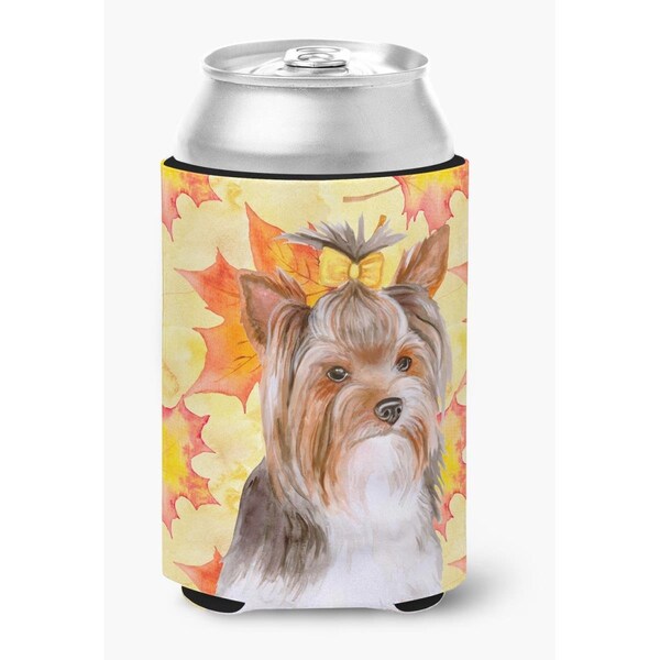 Carolines Treasures Yorkshire Terrier No.2 Fall Can or Bottle Hugger - BB9984CC
