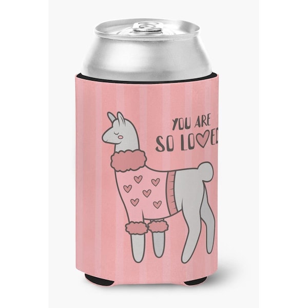 Carolines Treasures Nursery You are so Loved Llama Can or Bottle Hugger - BB7469CC