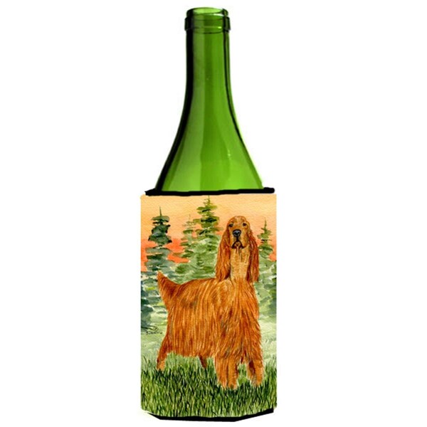 Carolines Treasures Irish Setter Wine bottle sleeve Hugger - SS8625LITERK