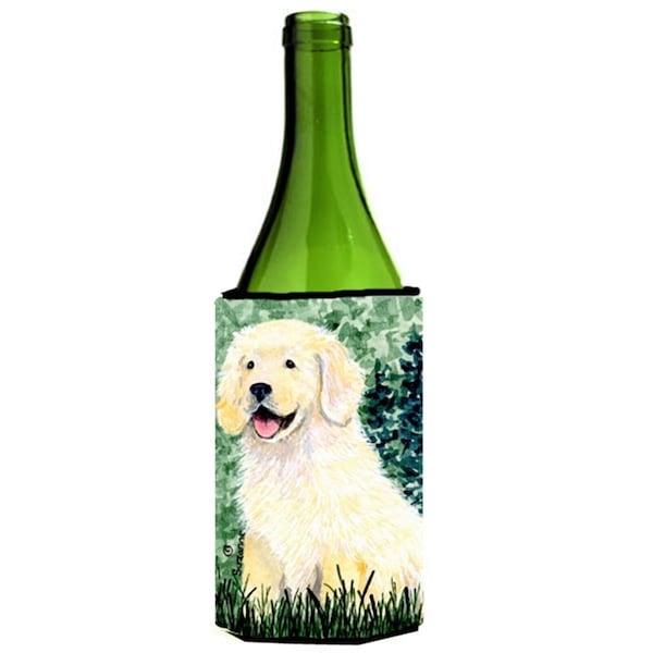 Carolines Treasures Golden Retriever Wine bottle sleeve Hugger - 24 Oz. - SS8739LITERK