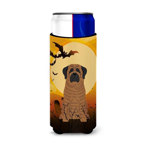 Carolines Treasures Halloween Mastiff Brindle Michelob Ultra Hugger for Slim Cans - BB4281MUK