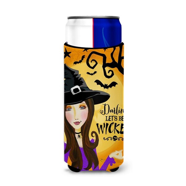 Carolines Treasures Halloween Wicked Witch Michelob Ultra Hugger for Slim Cans - VHA3019MUK