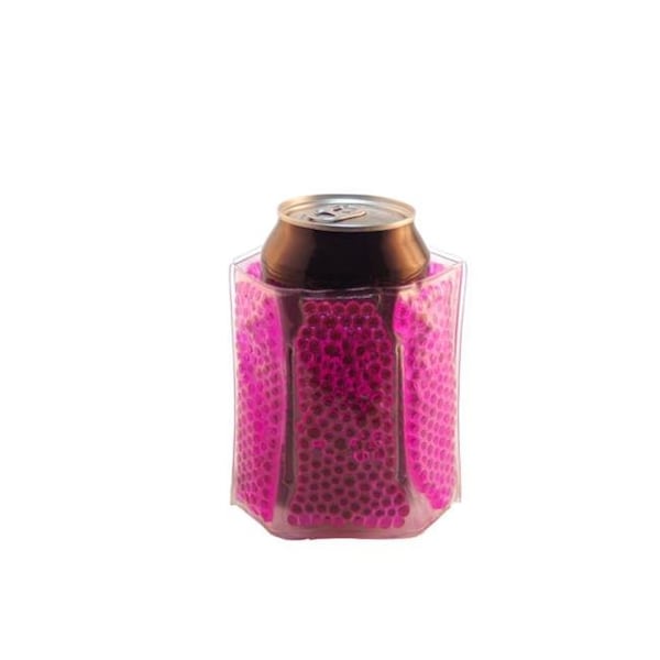 Zees Creations Zees Creations CS9106 The Cool Sack; Beaded Can Cooler - Pink - CS9106