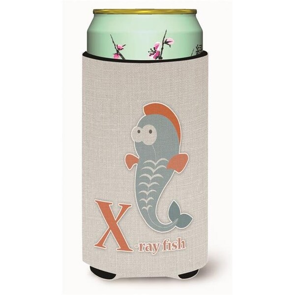 Carolines Treasures Carolines Treasures BB5749TBC Alphabet X for Xray Fish Tall Boy Beverage Insulator Hugger - BB5749TBC