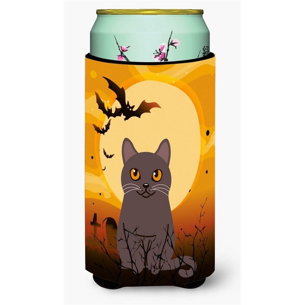 Carolines Treasures Halloween Chartreux Cat Tall Boy Beverage Insulator Hugger - BB4443TBC
