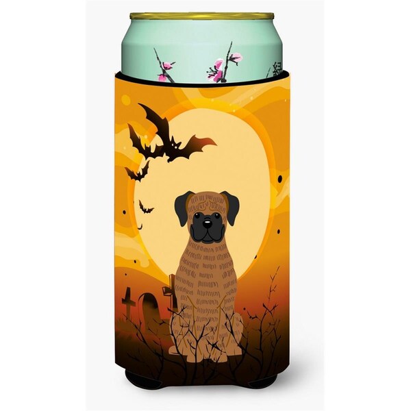 Carolines Treasures Halloween Brindle Boxer Tall Boy Beverage Insulator Hugger - BB4383TBC